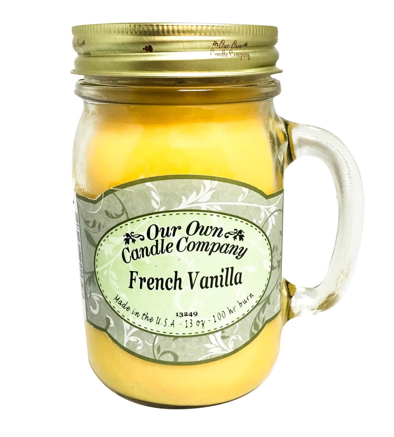 French-Vanilla-Scented-Jar-Candle